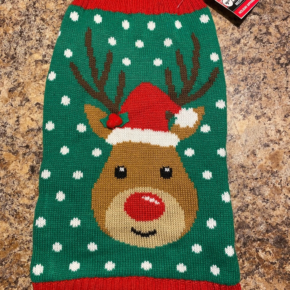 NWT Dog Christmas Sweater